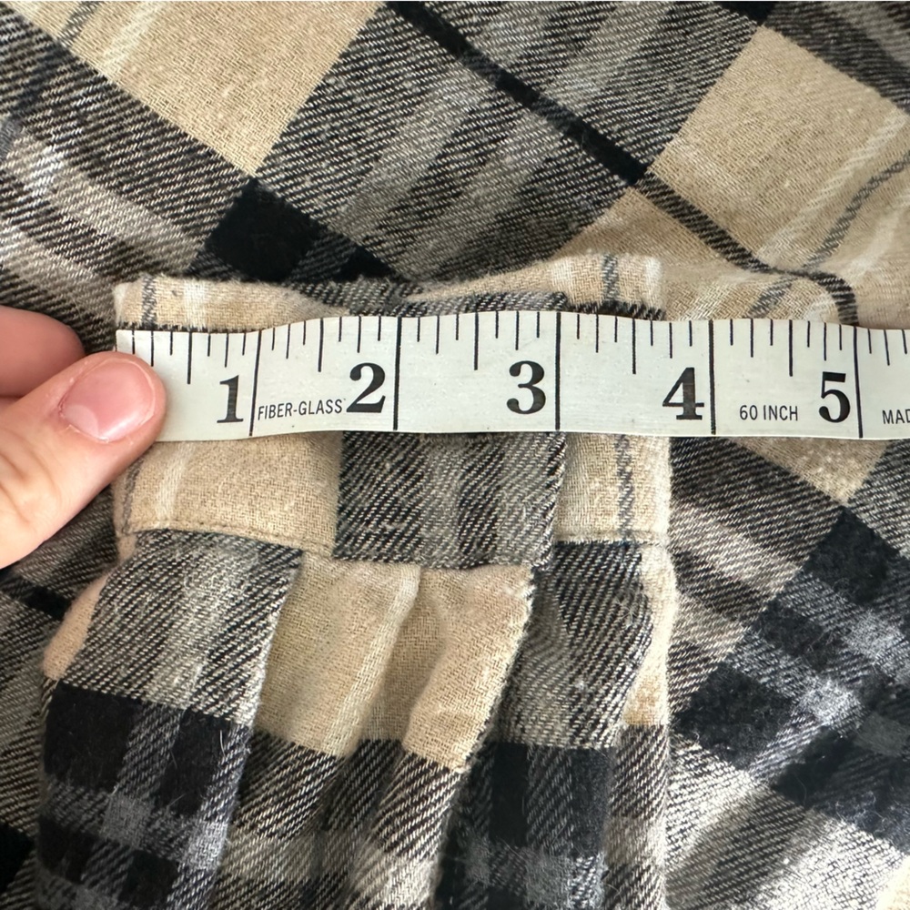 ROMWE | Flannel Button-Up Top - Picture 8 of 10
